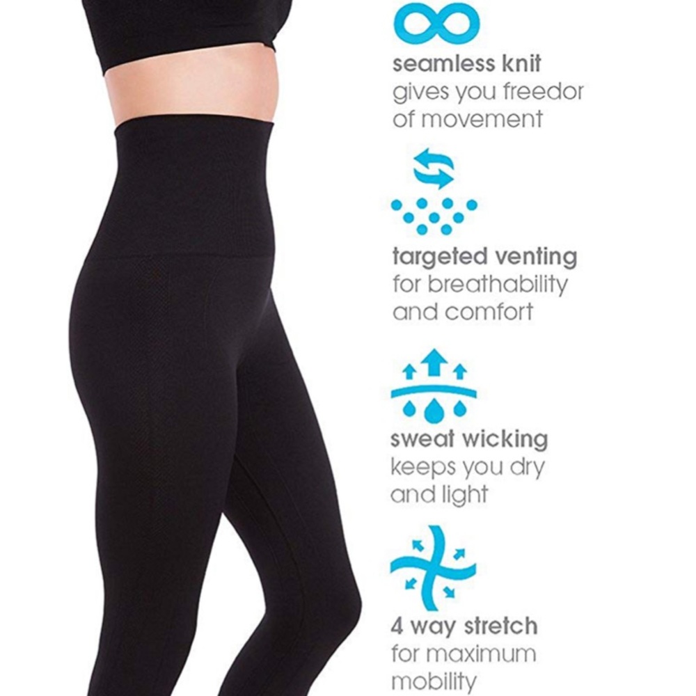 High Waist Tummy Compression Slimming Leggings
